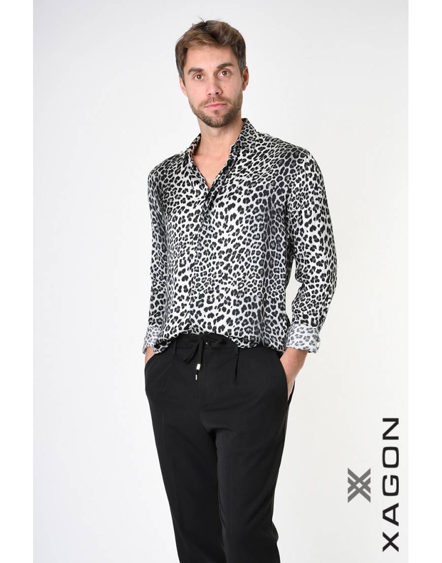 La haine inside us CAMICIA 2PTECHP Grigio Vendita Calda
