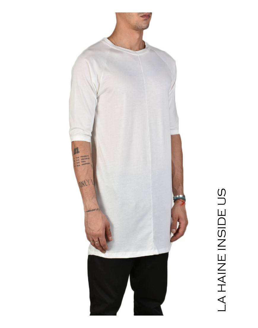 La haine inside us - PERMANENTE - 3M BASE T-SHIRT Versione Lunga Naturale Italy