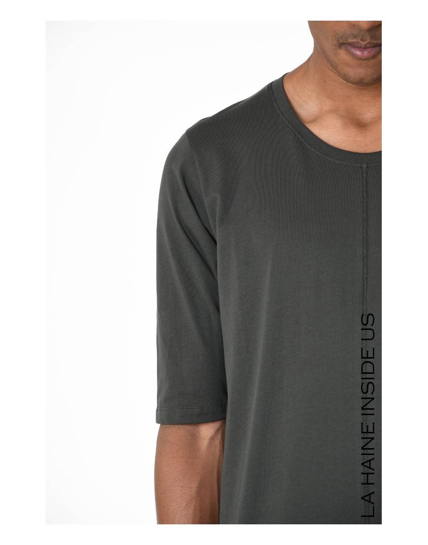 La haine inside us - PERMANENTE - 3M SEBAT T-SHIRT Regular Verde Vendita