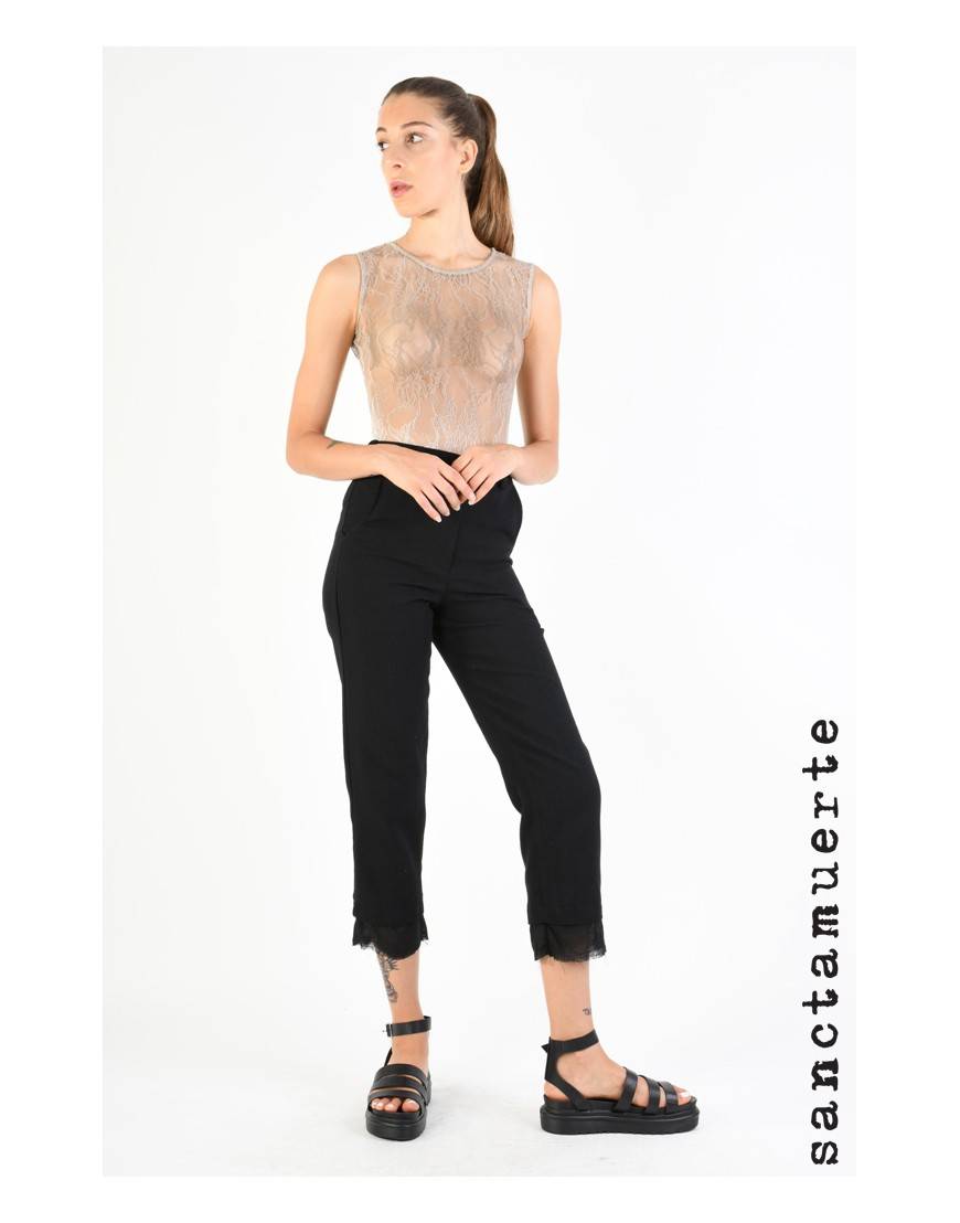 La haine inside us 9B SM299 PANTALONE Nero Offerta