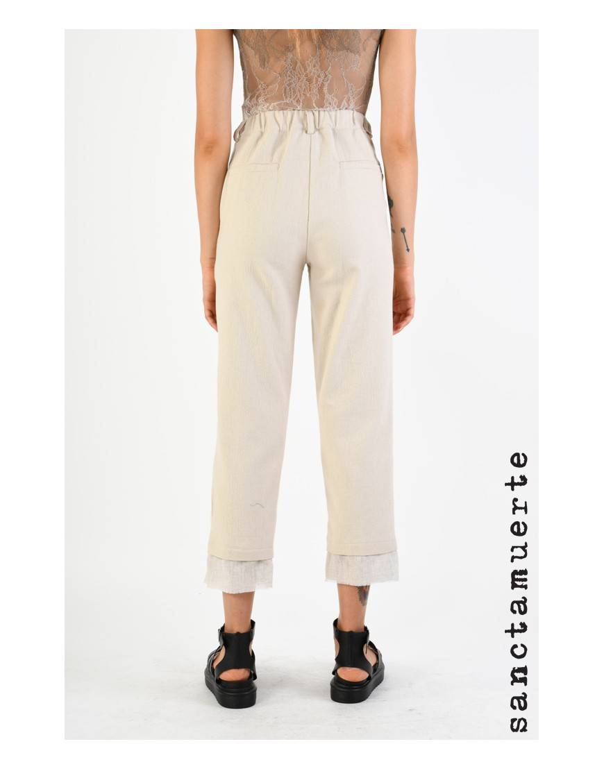 La haine inside us 9B SM299 PANTALONE Sabbia Economico