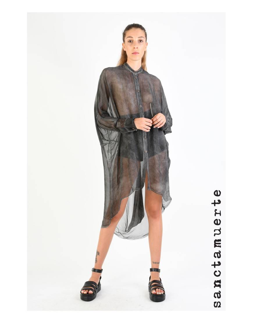 La haine inside us 9B SM306 CAMICIA Grigio Online