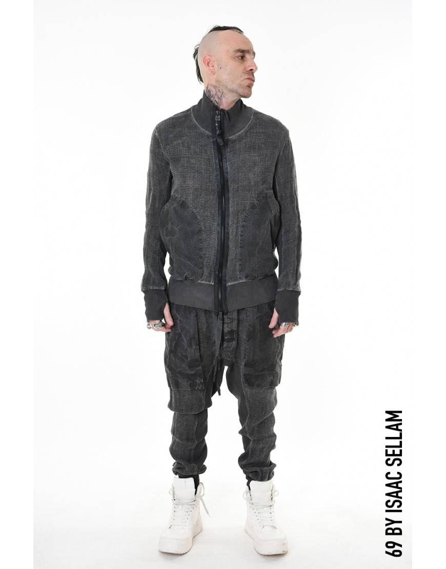 La haine inside us HIGH BOMBER GRILLAGE PLOMB Moda