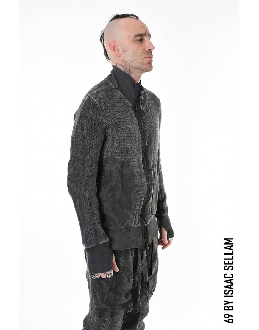 La haine inside us HIGH BOMBER GRILLAGE PLOMB Moda