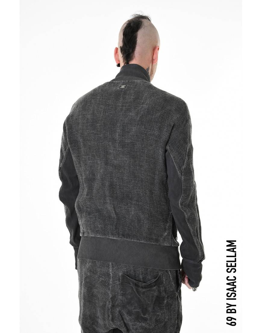 La haine inside us HIGH BOMBER GRILLAGE PLOMB Moda