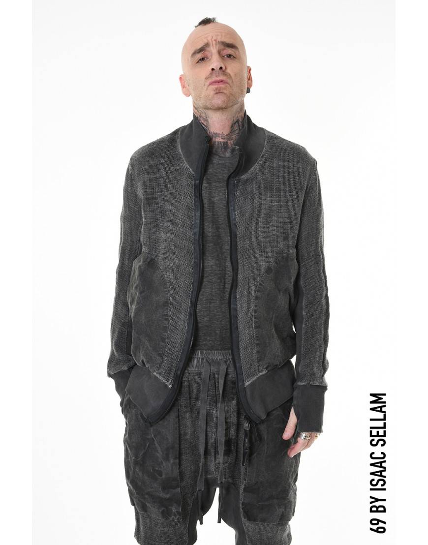 La haine inside us HIGH BOMBER GRILLAGE PLOMB Moda