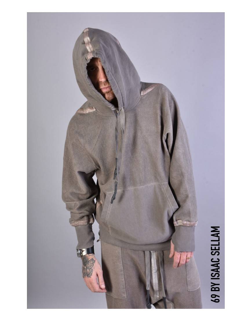 La haine inside us KANGOO HOOD SPONGE Taupe Italia