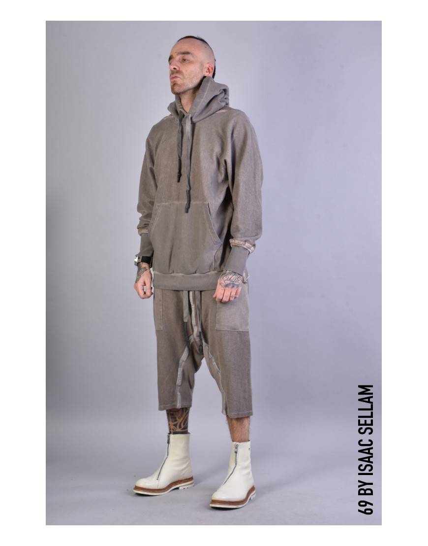 La haine inside us KANGOO HOOD SPONGE Taupe Italia