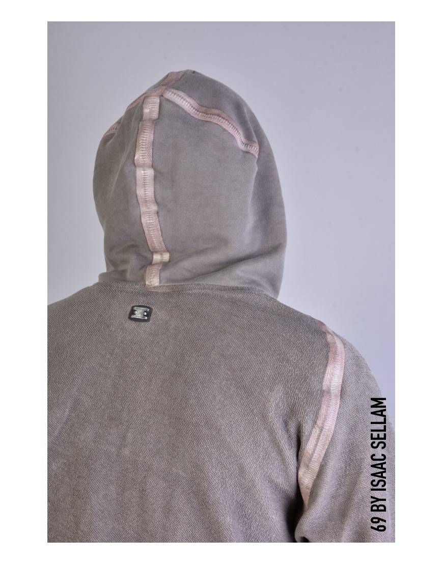 La haine inside us KANGOO HOOD SPONGE Taupe Italia