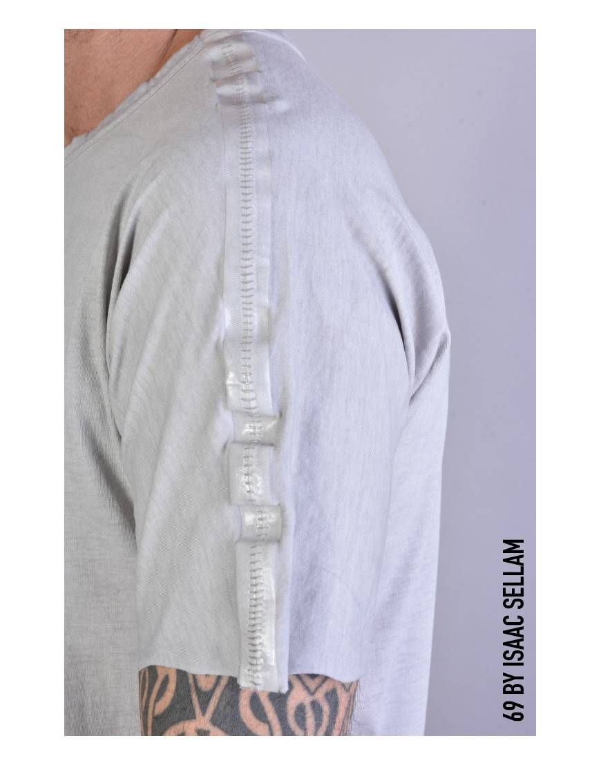 La haine inside us MISTER T-SHIRT BANDE J150 Grey In Linea