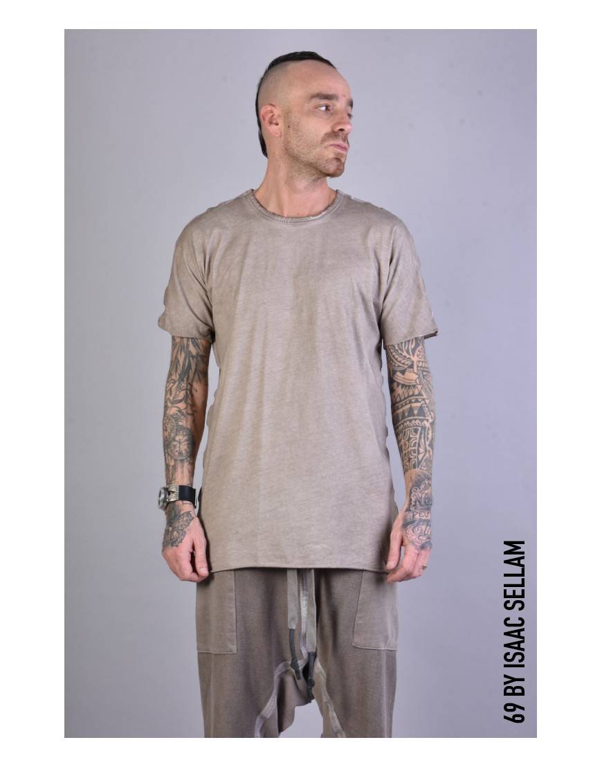 La haine inside us MISTER T-SHIRT BANDE J150 Taupe Nuovo