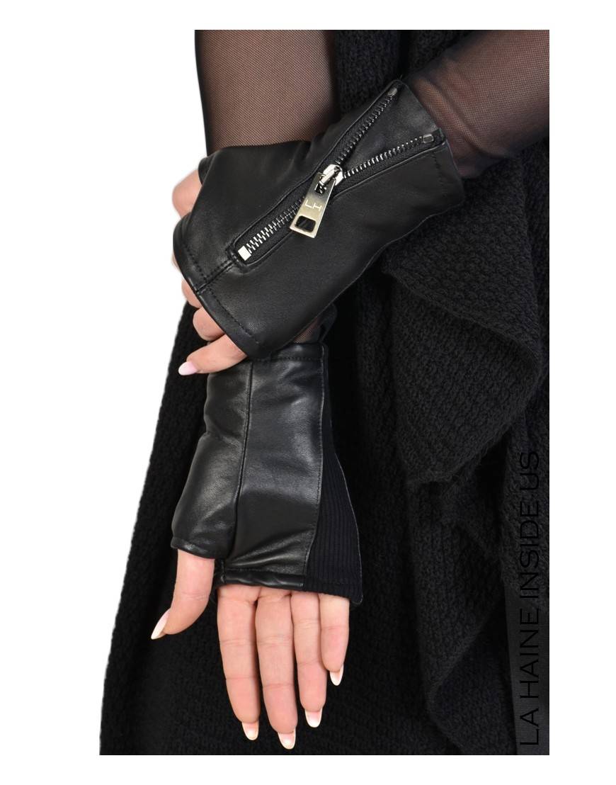La haine inside us - PERMANENTE - 4B STARK MANICOTTO UNISEX Nero Consegna Veloce