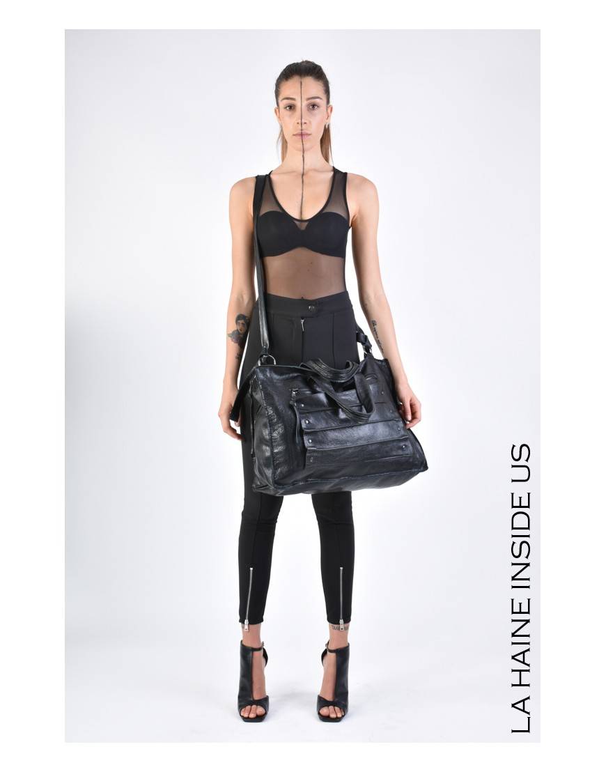 La haine inside us 3I LM168 BORSA UNISEX D Nero Presa