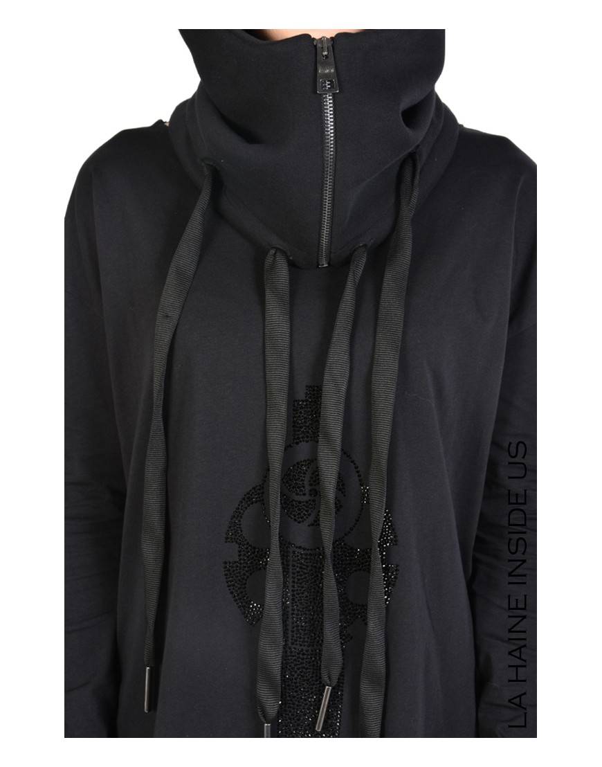 La haine inside us 3M CAPDUE CAPPUCCIO UNISEX Nero Sconto