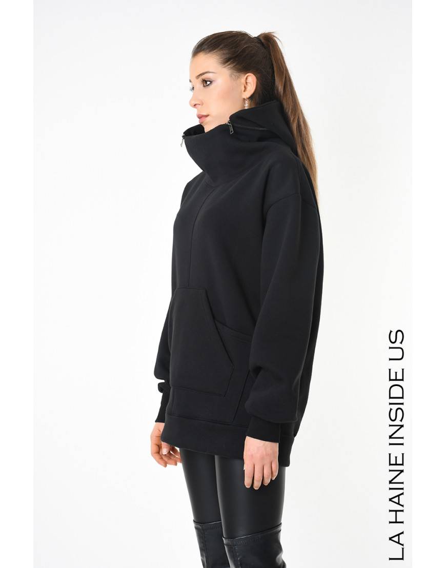 La haine inside us 3M LM201 FELPA UNISEX D Nero Economico