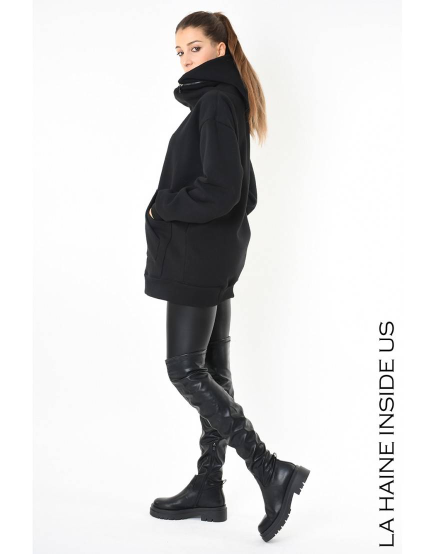 La haine inside us 3M LM201 FELPA UNISEX D Nero Economico