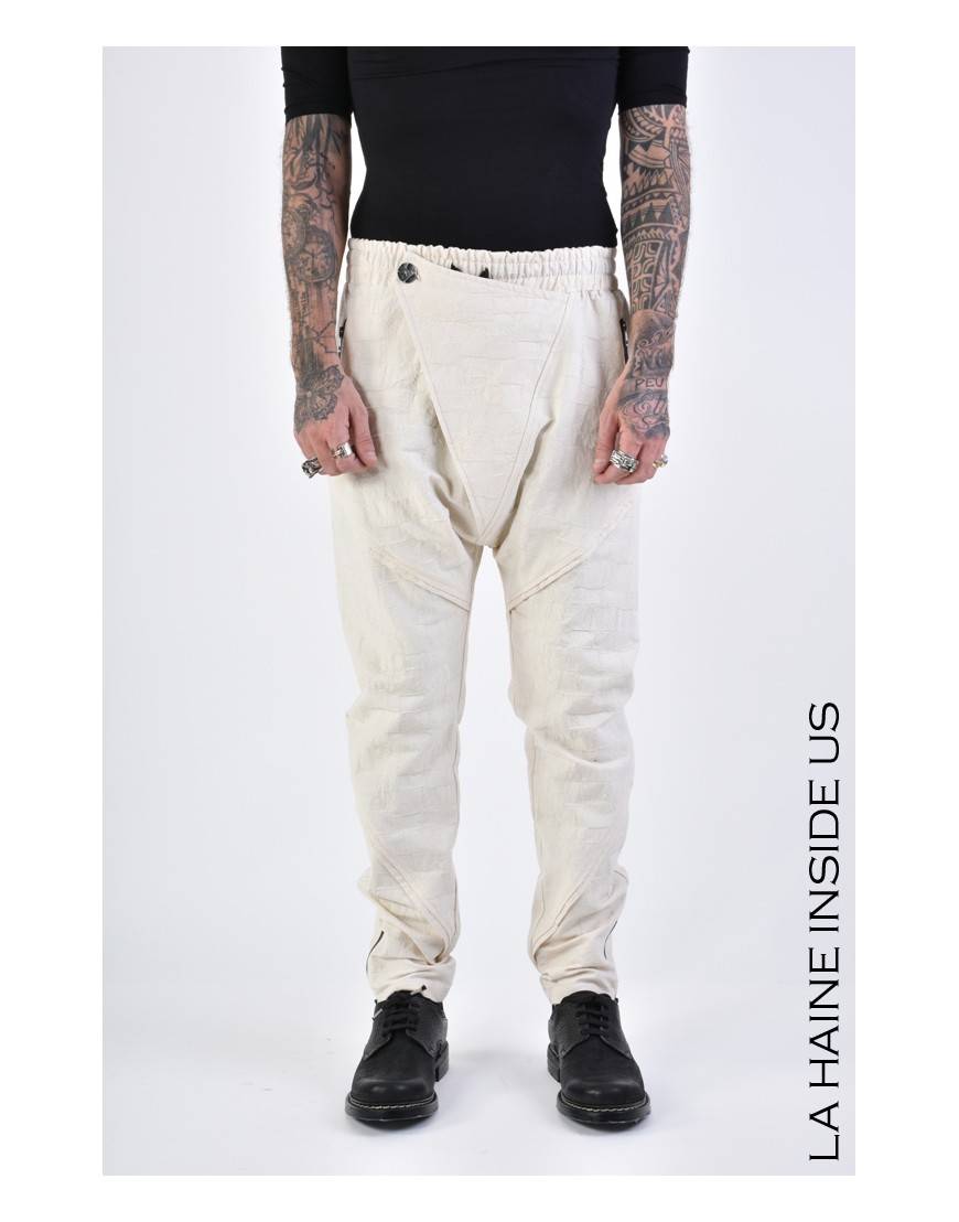 La haine inside us 3B LM133 PANTALONE Ecru Outlet