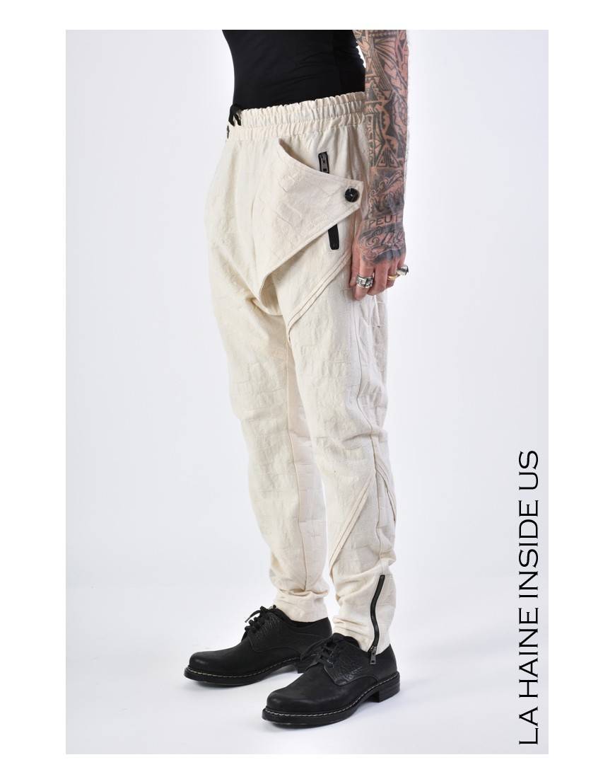 La haine inside us 3B LM133 PANTALONE Ecru Outlet