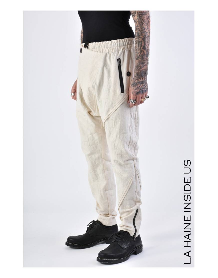 La haine inside us 3B LM133 PANTALONE Ecru Outlet