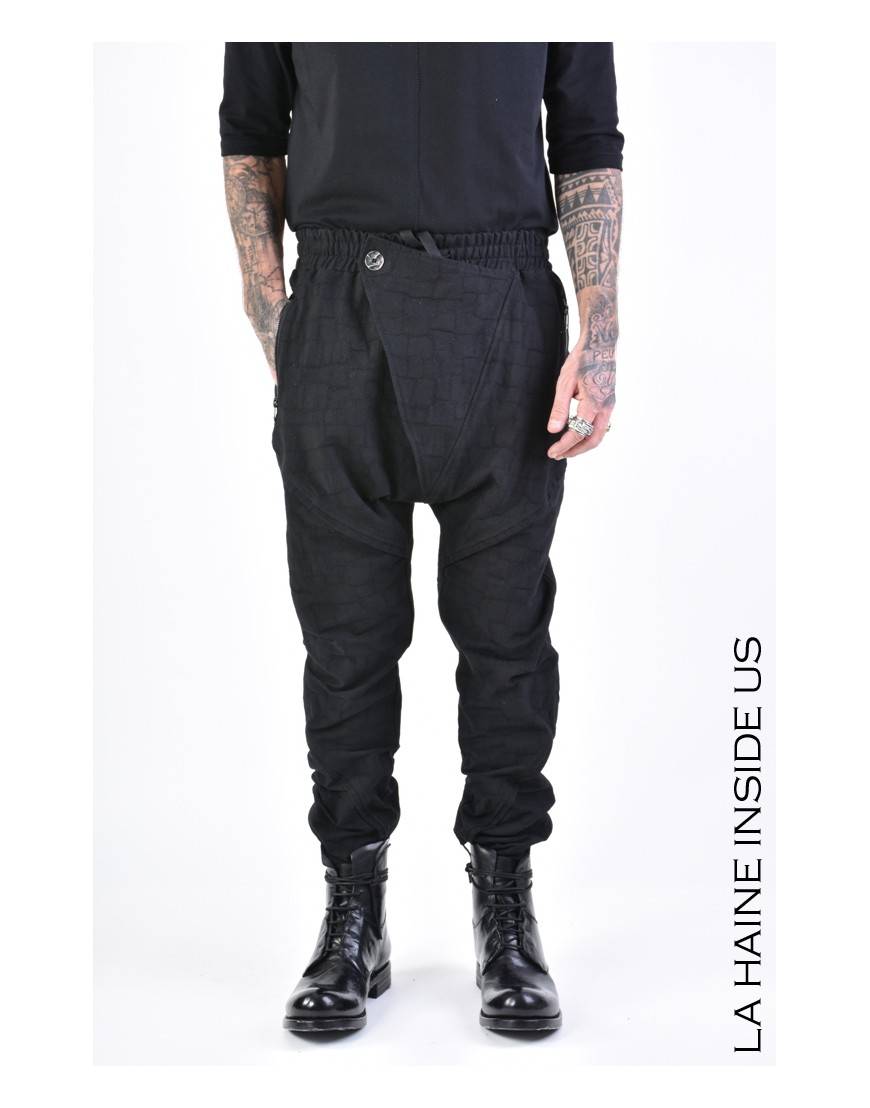 La haine inside us 3B LM133 PANTALONE Nero In Vendita