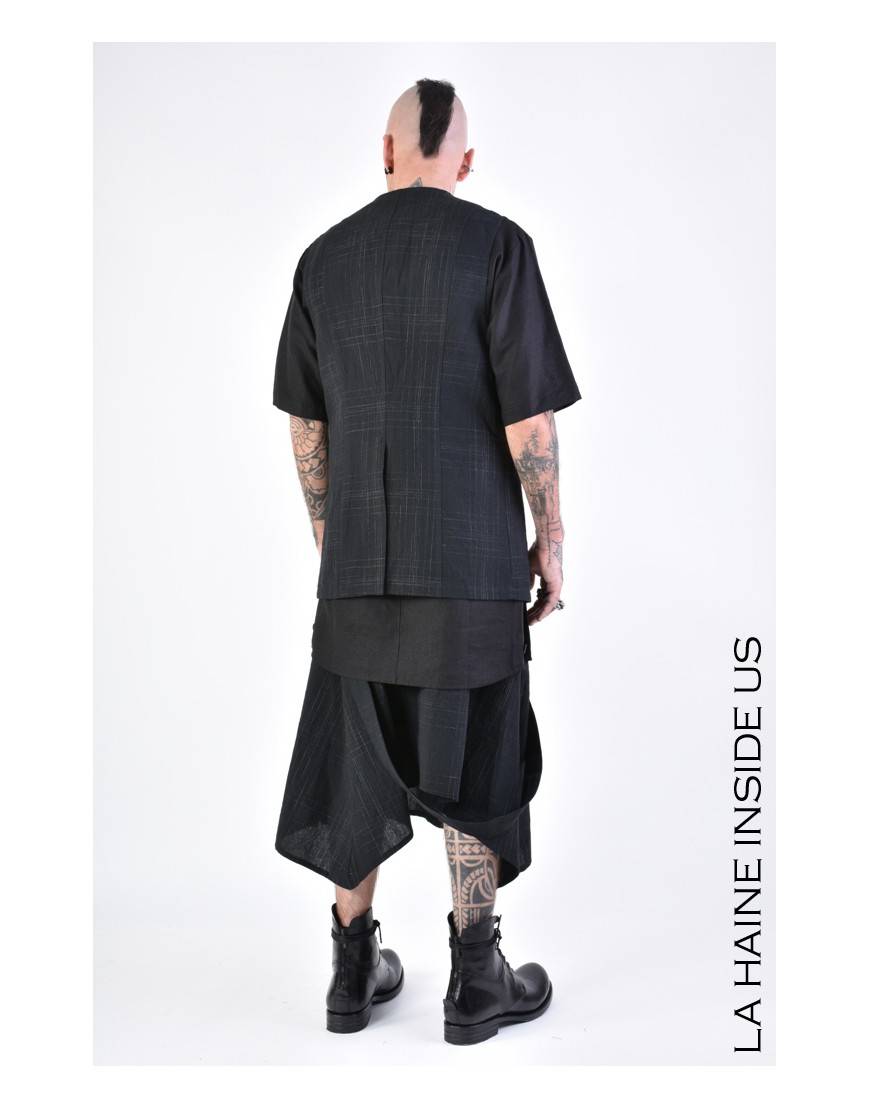La haine inside us 3B LM144 GILET Nero I Più Venduti