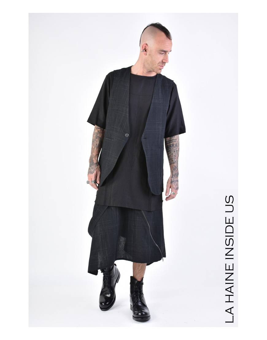 La haine inside us 3B LM144 GILET Nero I Più Venduti