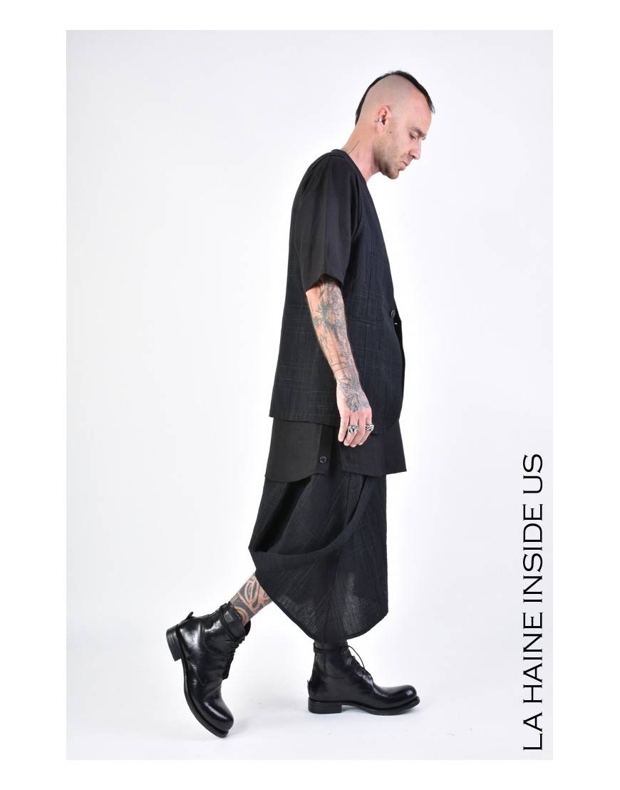 La haine inside us 3B LM144 GILET Nero I Più Venduti
