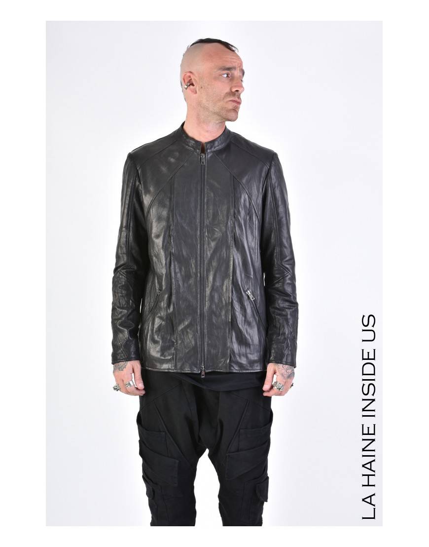 La haine inside us 3B LM161 GIUBBINO PELLE Nero Moda