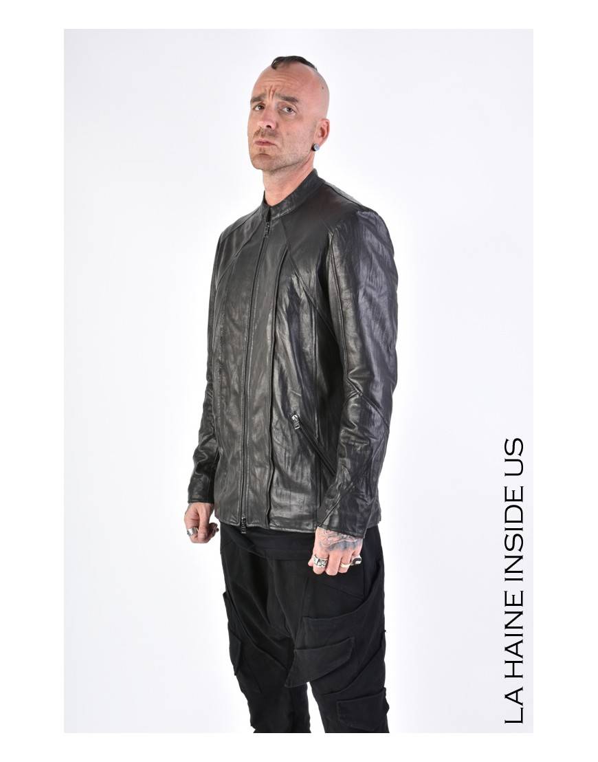 La haine inside us 3B LM161 GIUBBINO PELLE Nero Moda