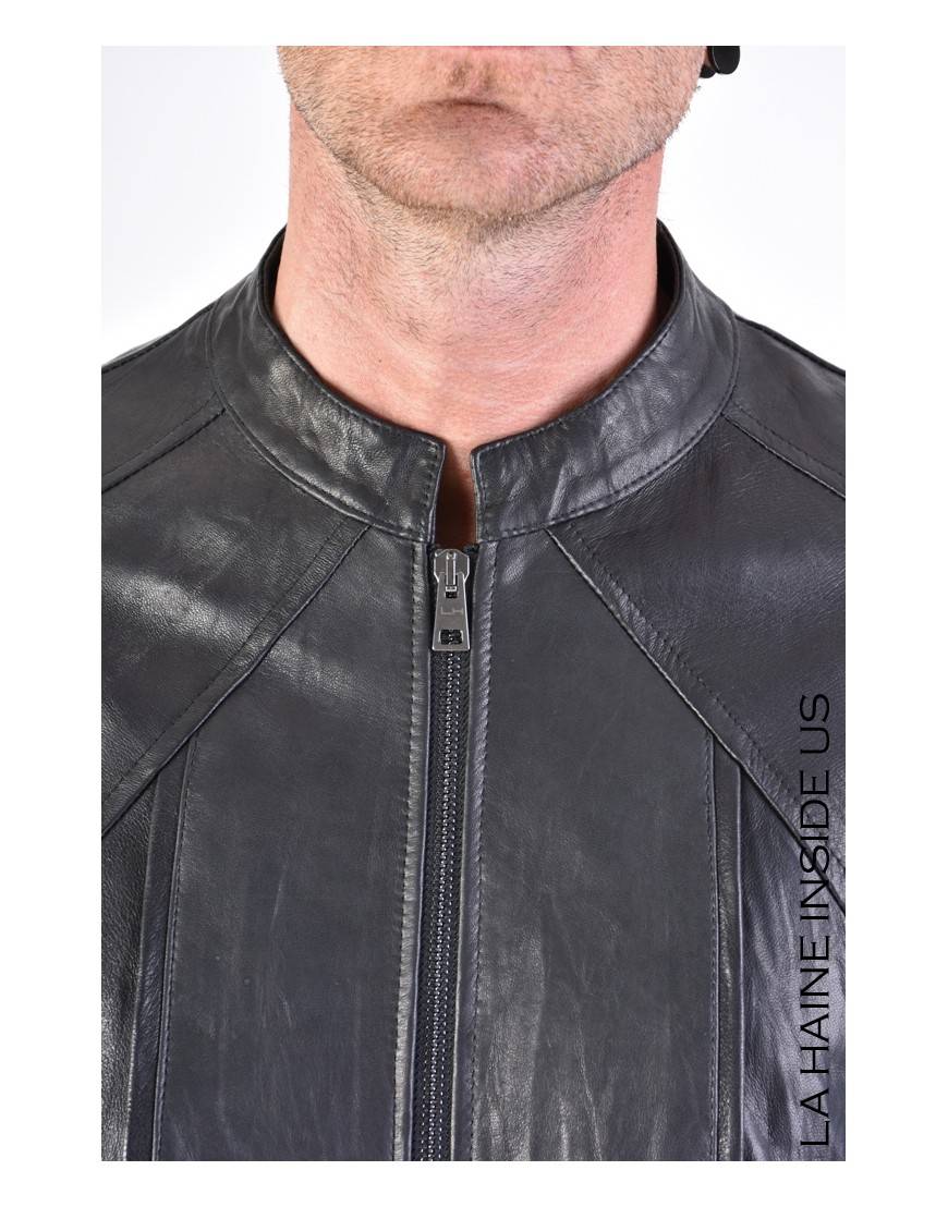 La haine inside us 3B LM161 GIUBBINO PELLE Nero Moda