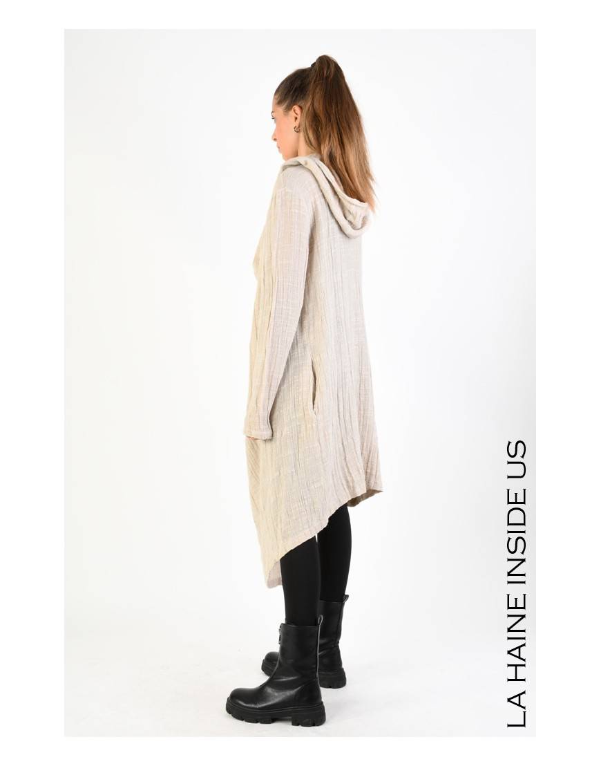 La haine inside us 3J LM164 CARDIGAN UNISEX D Beige 2025