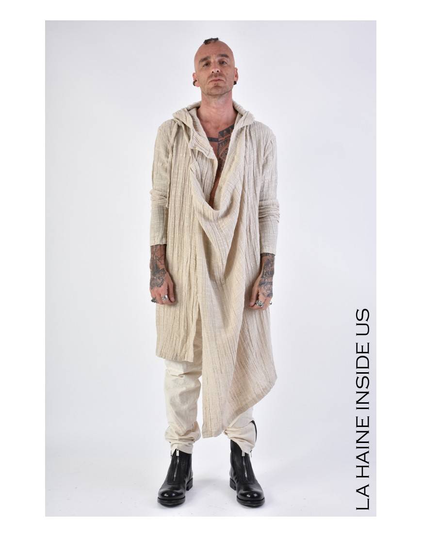 La haine inside us 3J LM164 CARDIGAN UNISEX U Beige Italia