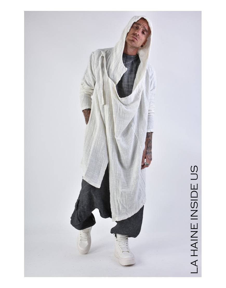 La haine inside us 3J LM164 CARDIGAN UNISEX U Bianco 2025