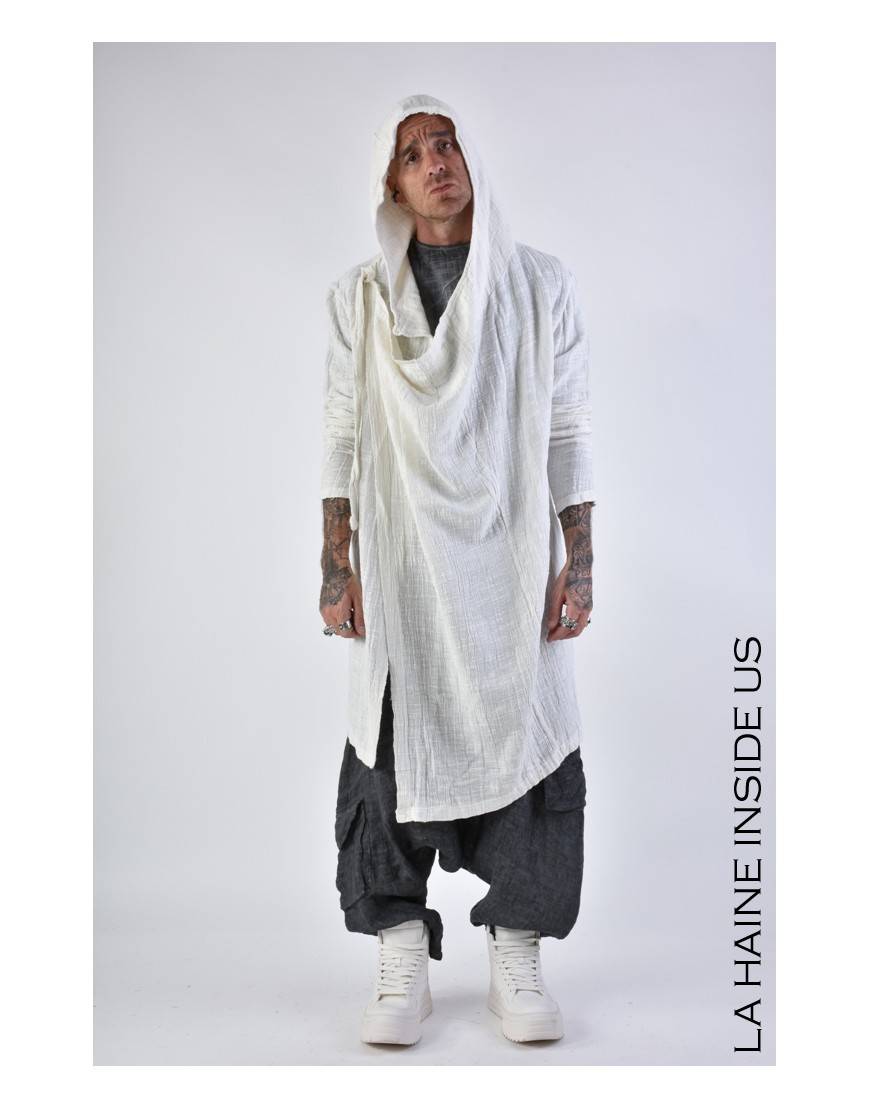 La haine inside us 3J LM164 CARDIGAN UNISEX U Bianco 2025
