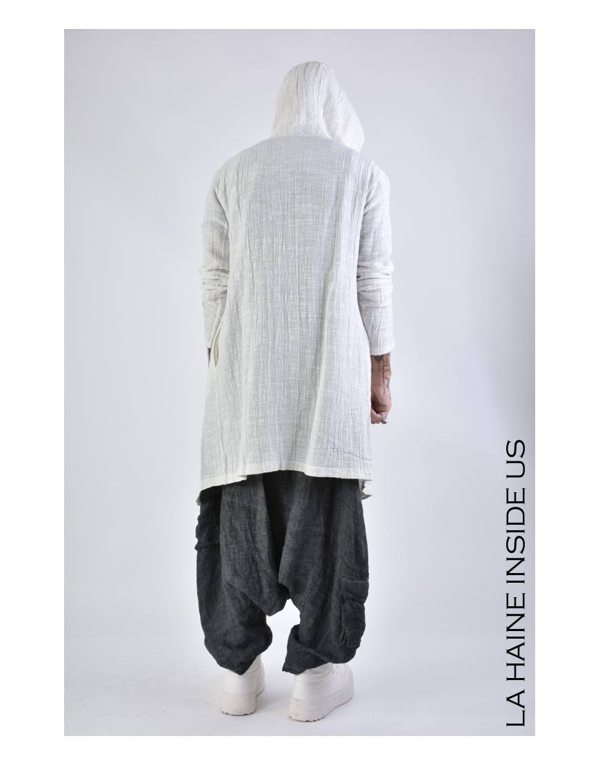 La haine inside us 3J LM164 CARDIGAN UNISEX U Bianco 2025