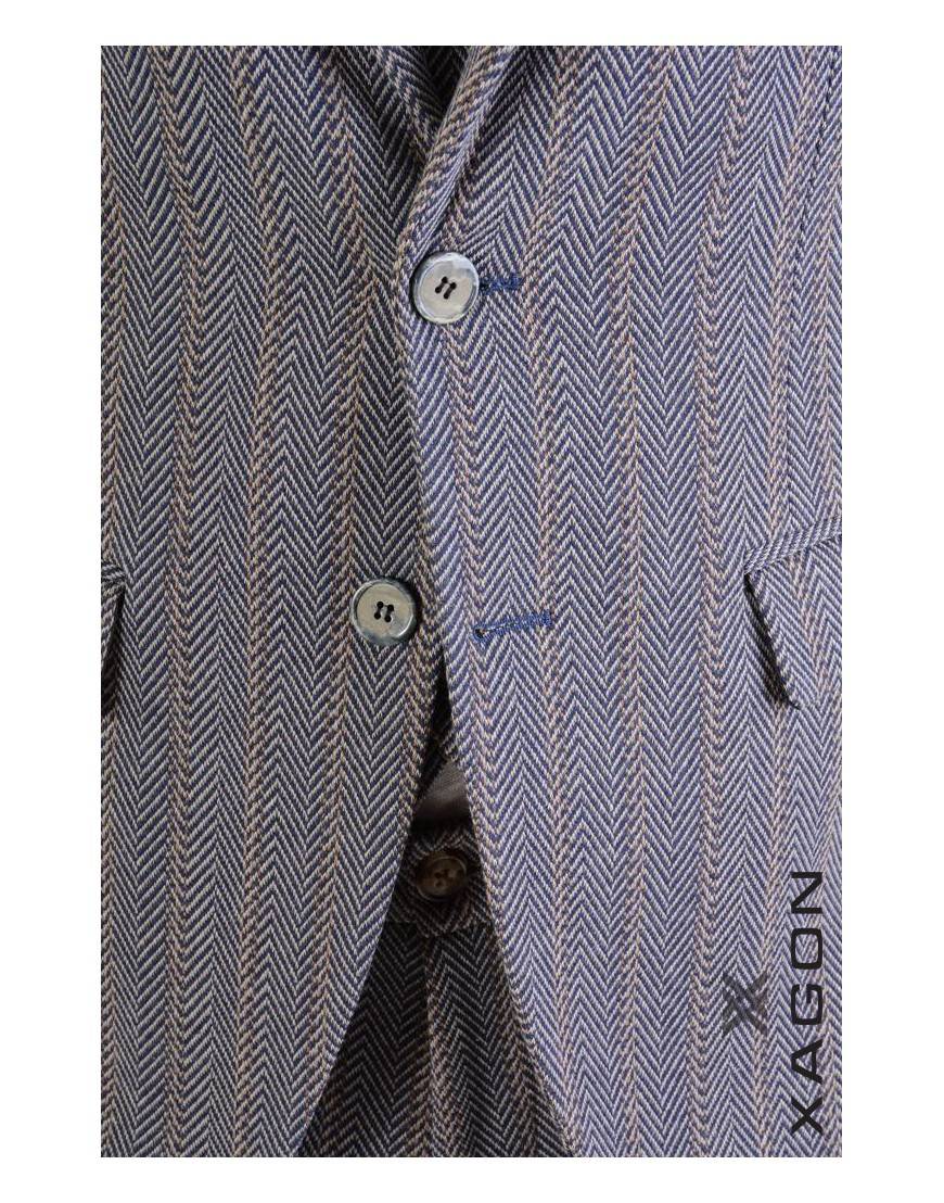 La haine inside us GIACCA 1PF13BR Blu Fino Al -60%