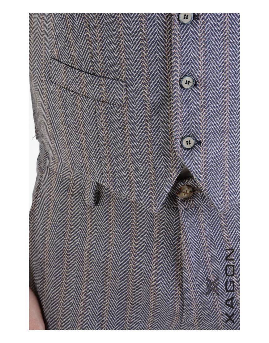 La haine inside us GILET 1PGLBRU Blu Offerta speciale della fabbrica