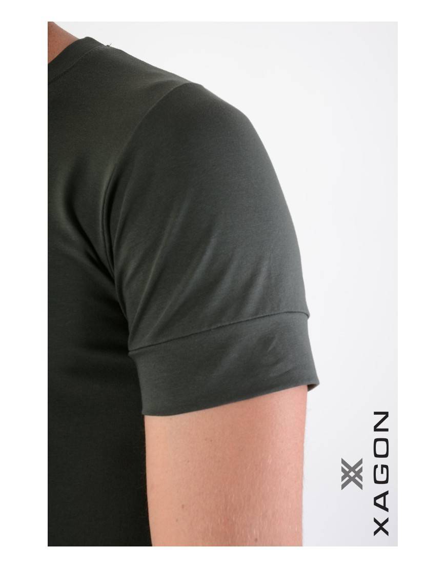 La haine inside us T-Shirt MD1012 Verde In Saldo