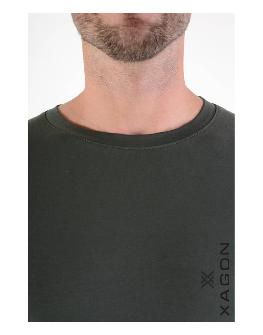 La haine inside us T-Shirt MD1012 Verde In Saldo