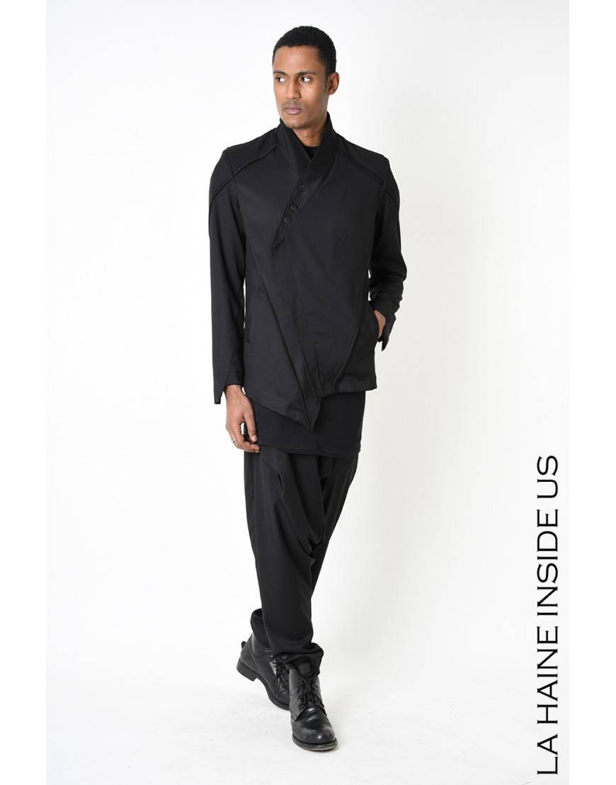 La haine inside us 3B LM197 GIACCA Nero Moda