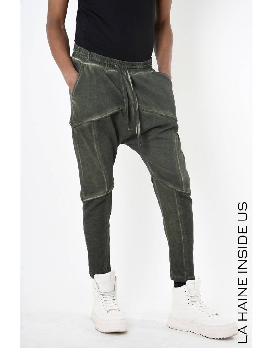 La haine inside us 3B LM199 PANTALONE Verde 50% di sconto per tempo limitato