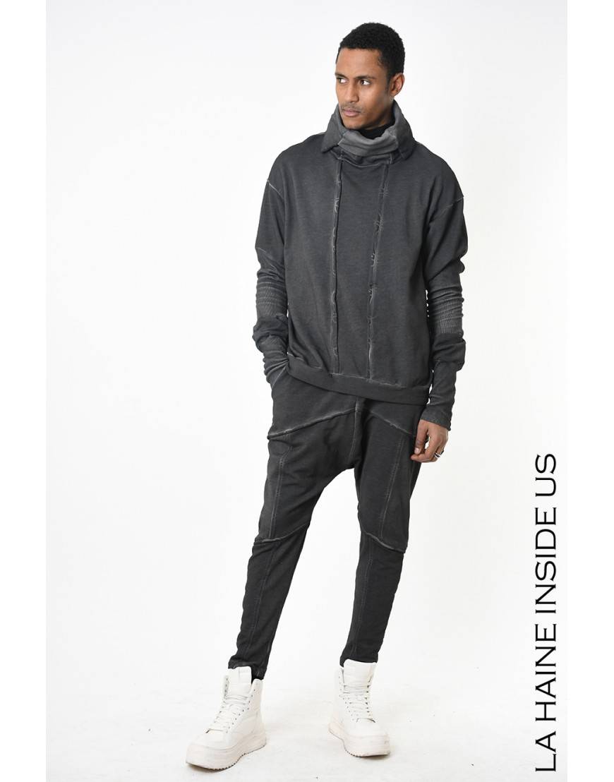 La haine inside us 3B LM200 FELPA Nero In Linea