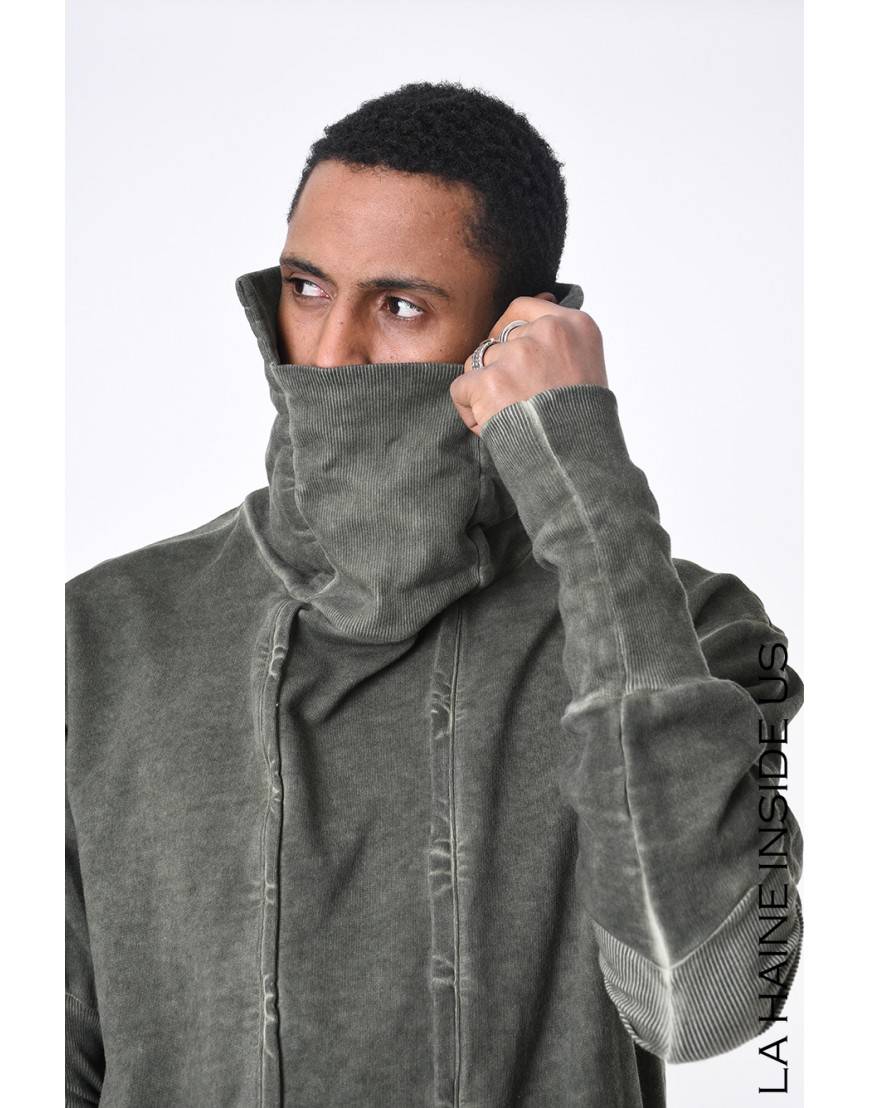 La haine inside us 3B LM200 FELPA Verde Nuovo
