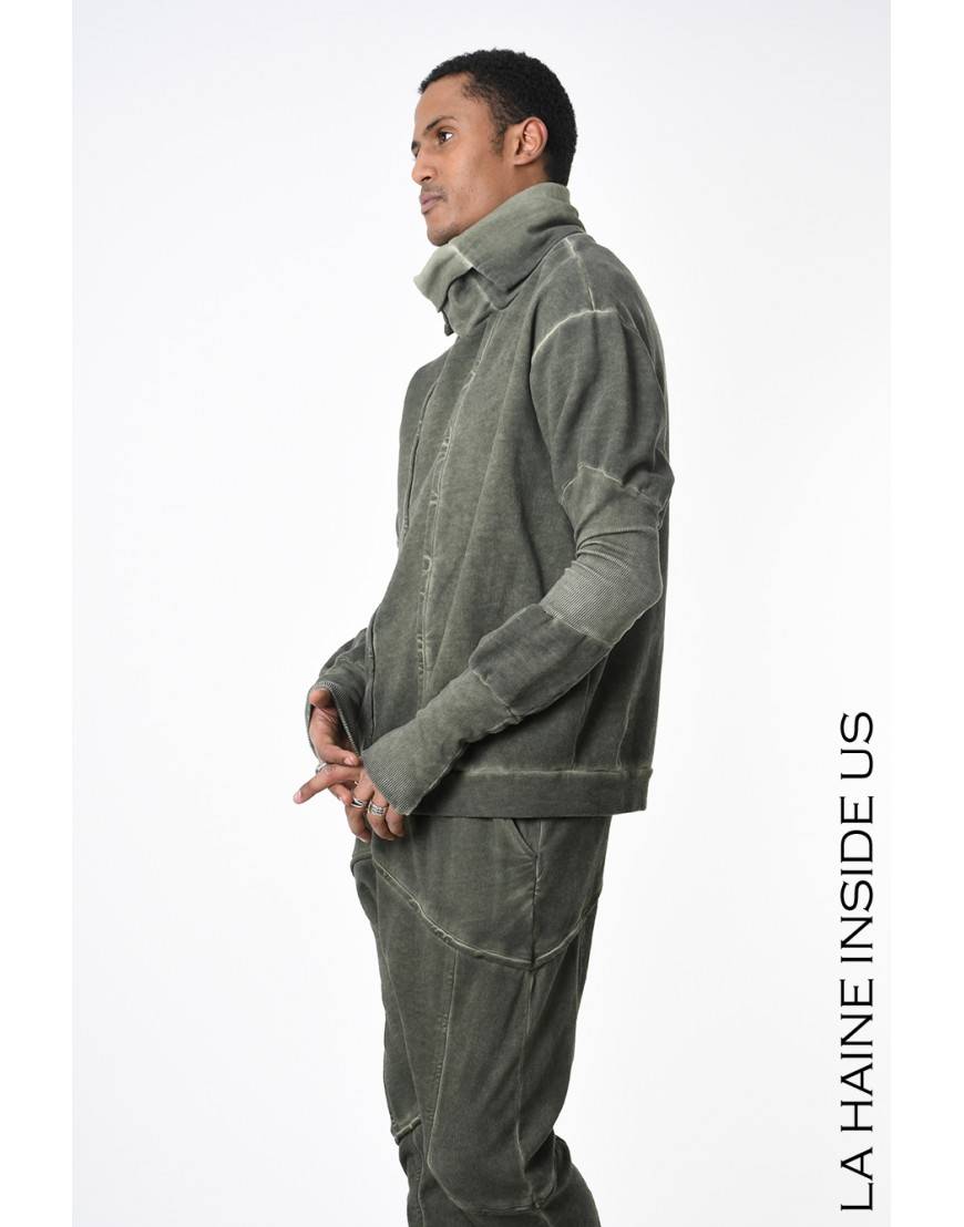 La haine inside us 3B LM200 FELPA Verde Nuovo