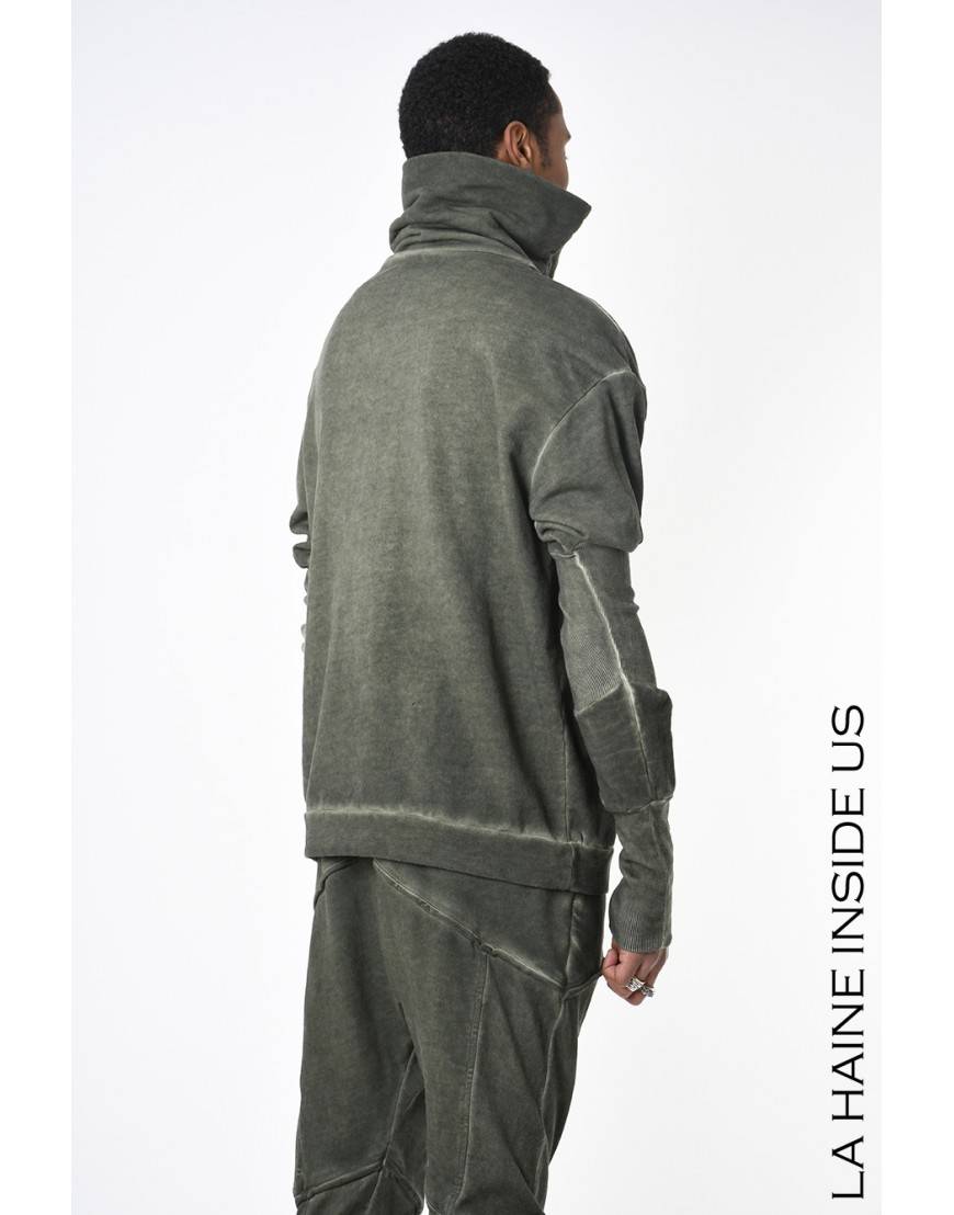 La haine inside us 3B LM200 FELPA Verde Nuovo