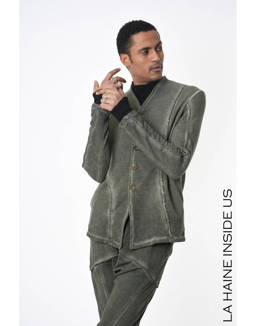 La haine inside us 3B LM227 GIACCA Verde Vendita