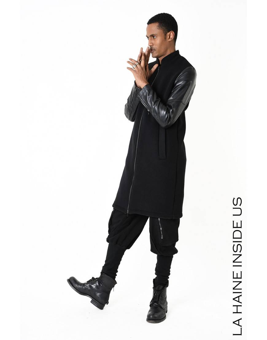 La haine inside us 3B LM183 CAPPOTTO Nero Fino Al -60%