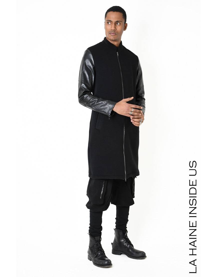 La haine inside us 3B LM183 CAPPOTTO Nero Fino Al -60%