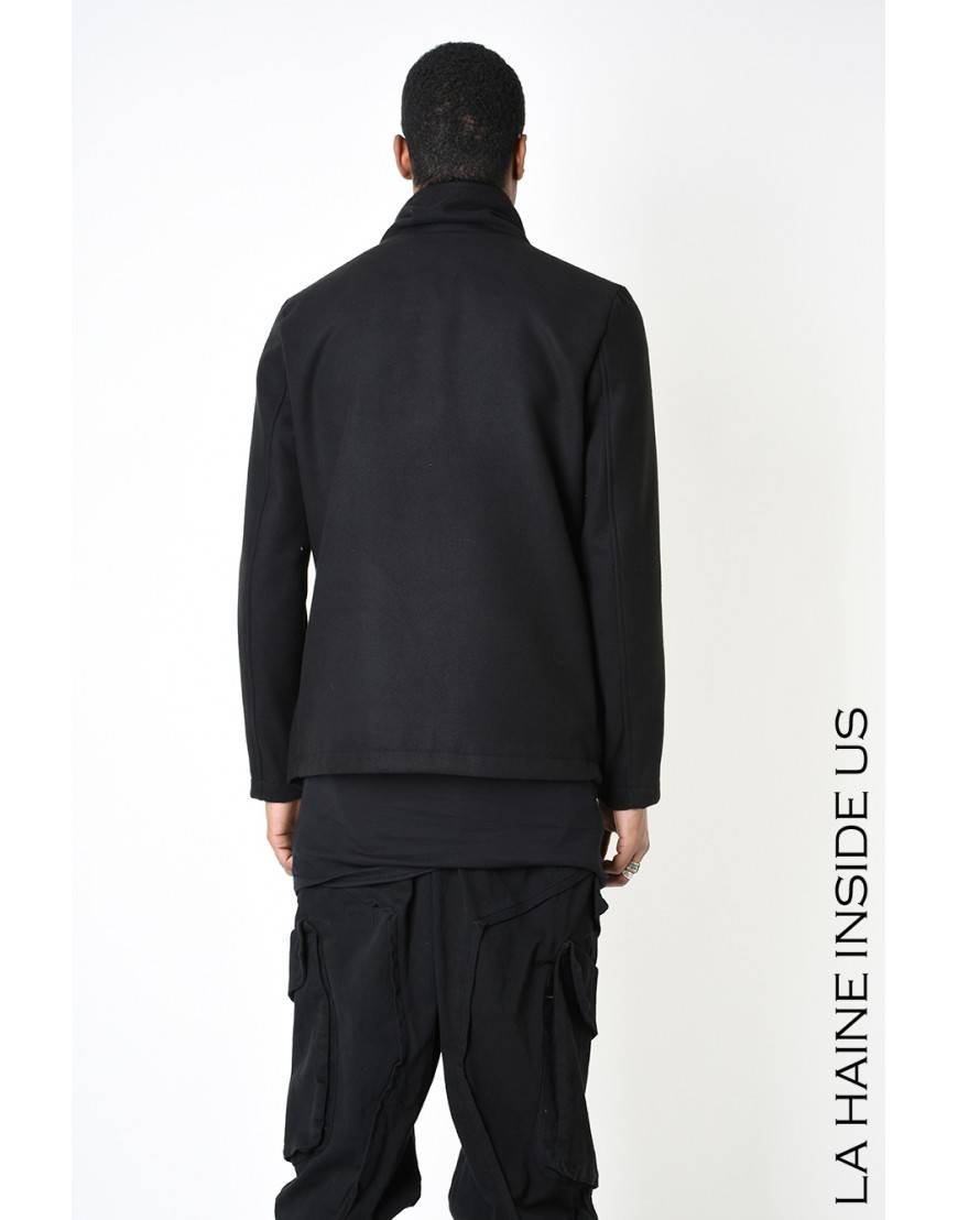 La haine inside us 3B LM185 CAPPOTTO Nero Shopping Online