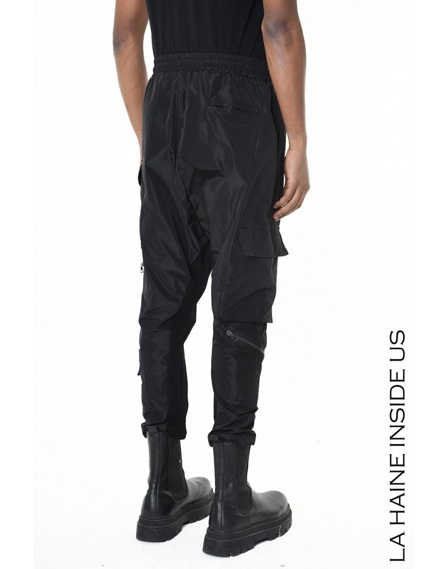 La haine inside us 3B LM189 PANTALONE Nero Affare Del Giorno